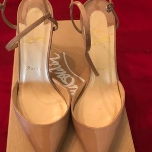 Christian Louboutin Nude Patent Leather 85mm - 38
